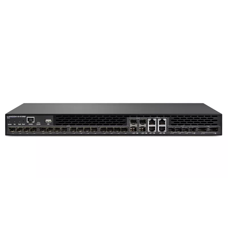 LANCOM XS-6128QF - Switch - L3 - managed - 16 x 10 Gigabit SFP+ + 4 x Combo 10 Gigabit SFP+/RJ-45 + 4 x Combo 25 Gigabit SFP28 (Uplink) + 2 x Combo 40 Gigabit QSFP+ (Uplink) - Lüfter