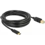 USB-Kabel DeLOCK 83667 USB 2.0 4 m USB C USB B Schwarz