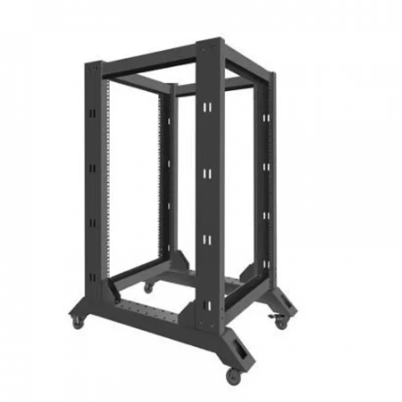 Lanberg Open Rack 19 18u 600x800 Schwarz Lanberg