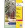 Etikettenbögen AVEY L7785-25 transparente Polyesteretiketten 17,8 x 10 mm, 25 Bögen