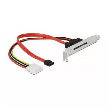 Slotblech DeLOCK 90418 mit 1 x SATA 22-poliger Buchse extern