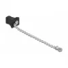 Glasfaser-Staubschutzkappe mit Kette DeLOCK 86847 SC-Stecker schwarz