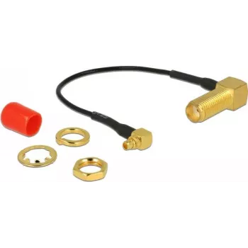 Koaxialkabel DeLOCK 89626 0,1 m SMA MMCX Schwarz