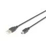 Digitus ASSMANN - USB-Kabel - USB Typ A, 4-polig (M) - Mini-USB, Typ B (M) - 1 m (USB / Hi-Speed USB) - vergossen - Schwarz (AK-300108-010-S)