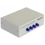DeLock Switch VGA 4 Port manuell bidirektional - Bildschirmumschalter - 4 x VGA - Desktop (87635)