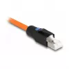 DeLOCK RJ45-Stecker Feldkonfektionierung Cat.6A Schwarz Gerader Steckverbinder