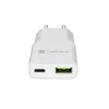 Netzteil NATEC Ribera NUC-2376 — 1× USB-A, 1× USB-C, 3 A Ausgang