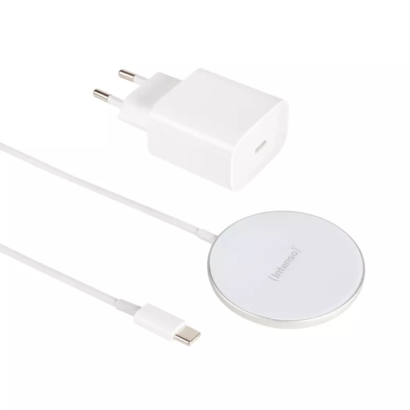 Smartphone Intenso MW1 Kabelloses Schnellladegerät USB Innenbereich 12V
