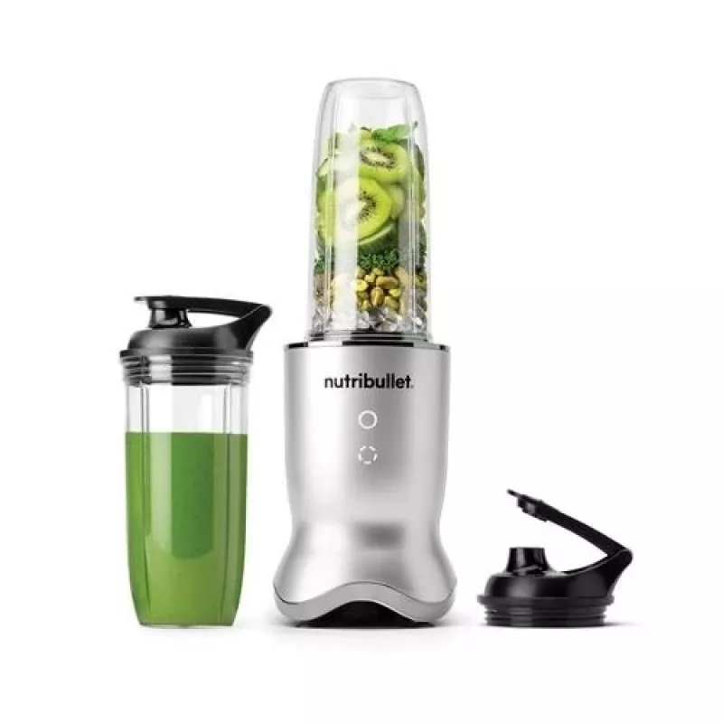 NutriBullet NB1206S Standmixer 0,9 l 1200 W Silber, Schwarz