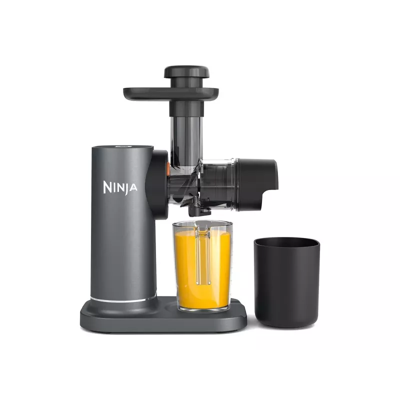 NINJA Cold Press Juicer | Neverclog JC151EU | Typ Kaltentsafter | Grau | 150 W | Anzahl Geschwindigkeiten 1