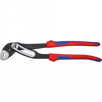 KNIPEX 88 02 300 – Kombizange mit Rillengelenk – 7 cm – 6 cm – Stahl – Kunststoff – Blau/Rot