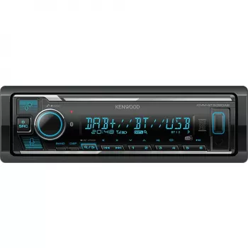 Kenwood KMM-BT508DAB, schwarz, 1 DIN, 200 W, 50 W, 24 h, AAC, FLAC, MP3, WAV, WMA