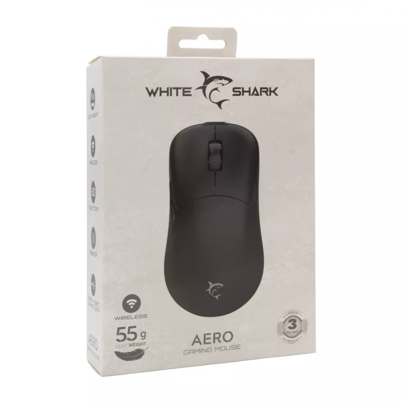 White Shark WGM-5015 Aero Schwarz