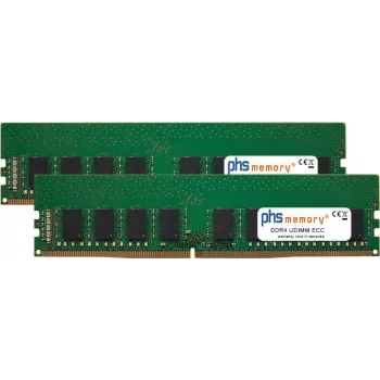 PHS-memory 64GB (2x32GB) Kit RAM-Speicher geeignet für QNAP TS-983XU DDR4 UDIMM ECC 2666MHz PC4-2666V-E (SP406783)
