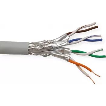 VALUE S/FTP Kabel, Cat.7 Rohkabel (Klasse F), Volldraht, Dca, 100 m (21.99.0886)