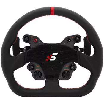 Simracing-Lenkrad Simagic GT1-SD Leder, abnehmbares Lenkrad für Sim-Rigs, Ledergriff, kompatible Lochkreisanordnung