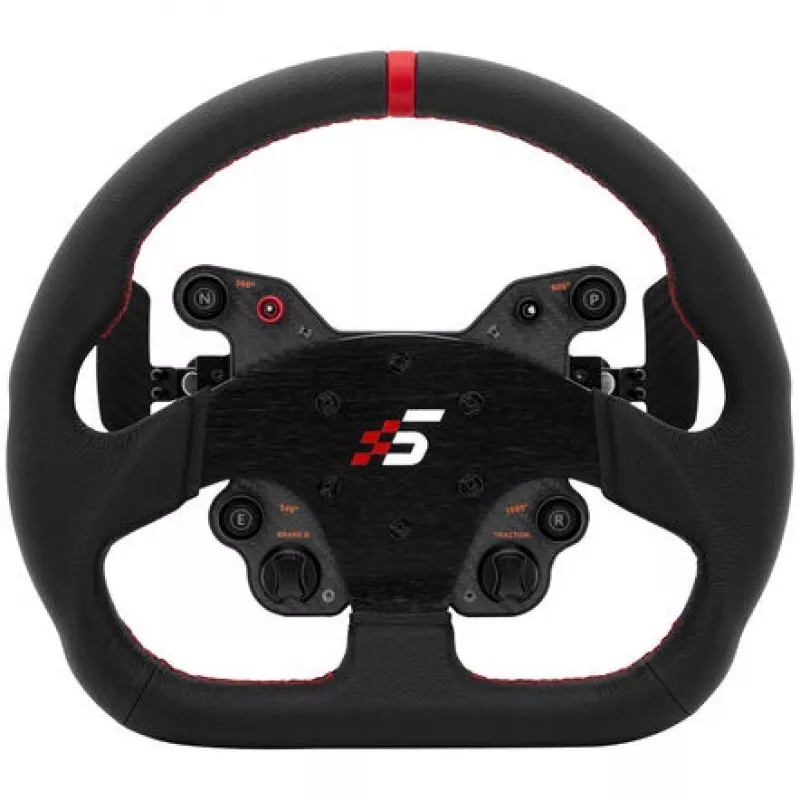 Simracing-Lenkrad Simagic GT1-SD Leder, abnehmbares Lenkrad für Sim-Rigs, Ledergriff, kompatible Lochkreisanordnung
