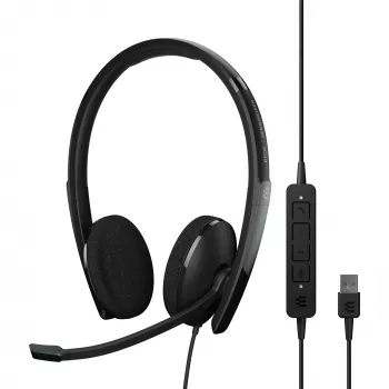 EPOS ADAPT 160 USB II Headset Kabelgebunden Kopfbügel Büro/Callcenter USB Typ-A Schwarz