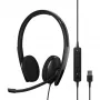 EPOS ADAPT 160 USB II Headset Kabelgebunden Kopfbügel Büro/Callcenter USB Typ-A Schwarz