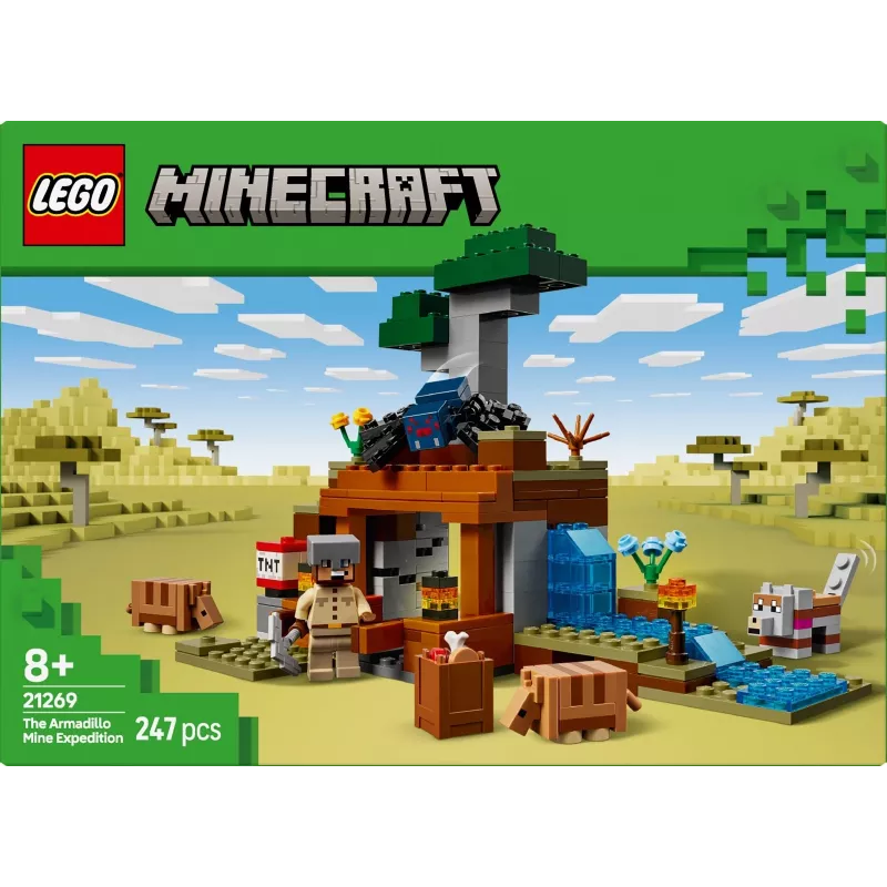 LEGO MINECRAFT 21269 Das Gürteltier-Minen-Expedition