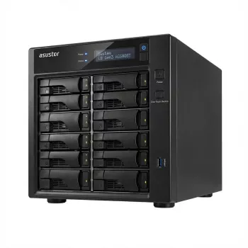 Asustor Lockerstor 8 Gen3 AS6808T 8-Bay NAS, AMD Ryzen V3C14, 16 GB DDR5 ECC, 2x 10GbE + 2x 5GbE