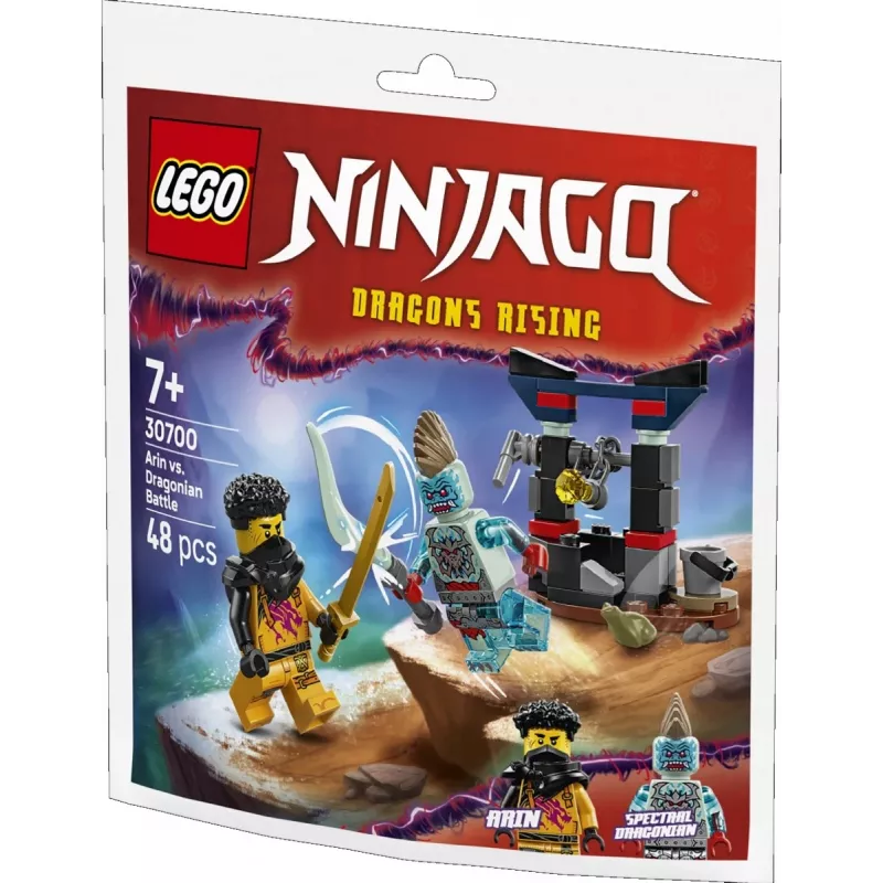 Konstruktionsspielzeug LEGO-Set 30700 Arins Kampf mit dem Drachenmann Polybag (Miniset)