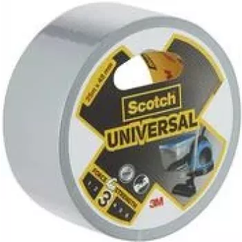 Gewebe-Klebeband 3M Scotch 48 mm x 25 m, silber, flexibles Reparaturband aus Stoff