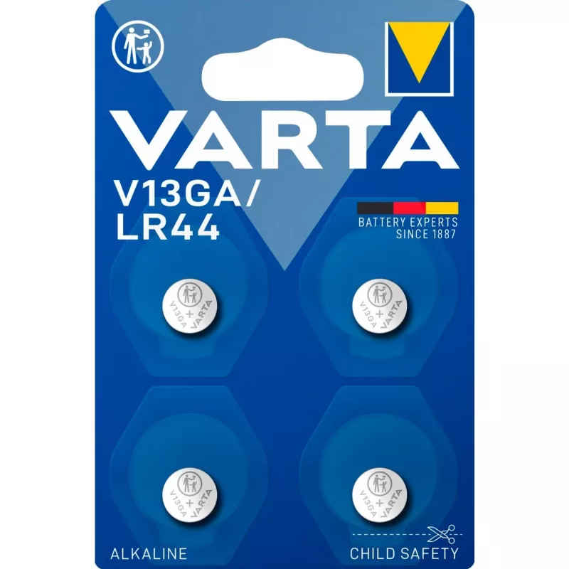 Einwegbatterie Varta 04276 101 404 LR44 Alkaline 11,6x5,4 mm