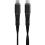 Menatwork NCABLE-LE-UC-UC-1.2M USB-Kabel 1,2 m USB C Schwarz (NCABLE-LE-UC-UC-1.2M)