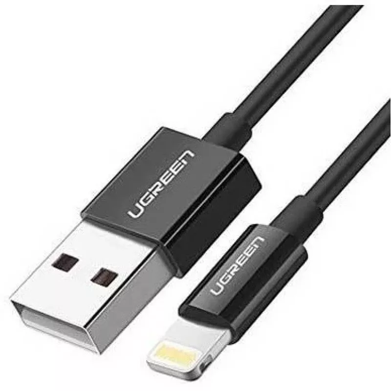Ugreen 80822 US155 Handykabel Schwarz 1 m USB A Lightning