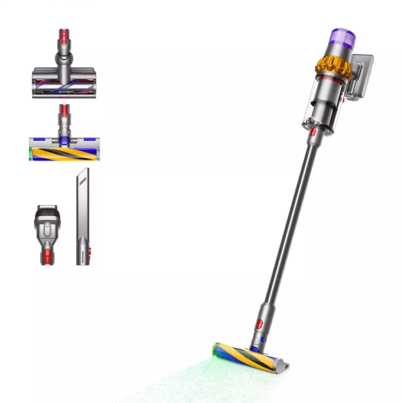 Dyson V15 Detect Absolute Handstaubsauger Nickel, Gelb 446986-01