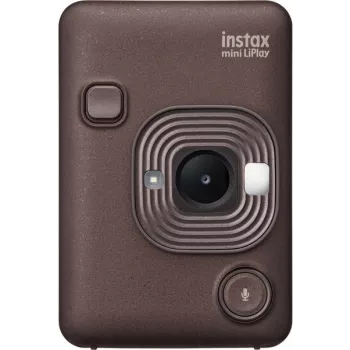 Sofortbildkamera Fujifilm Instax mini LiPlay — 1/5 Zoll 2560×1920 CMOS, druckt 86×54 mm, 2,7 Zoll TFT, Bronze