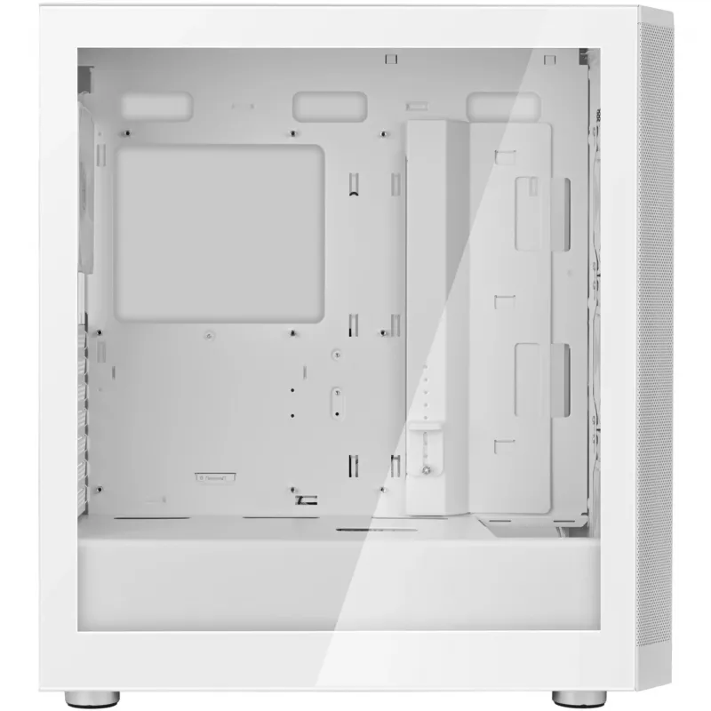 FARA 514X, Tower-Gehäuse Weiß, gehärtetes Glas