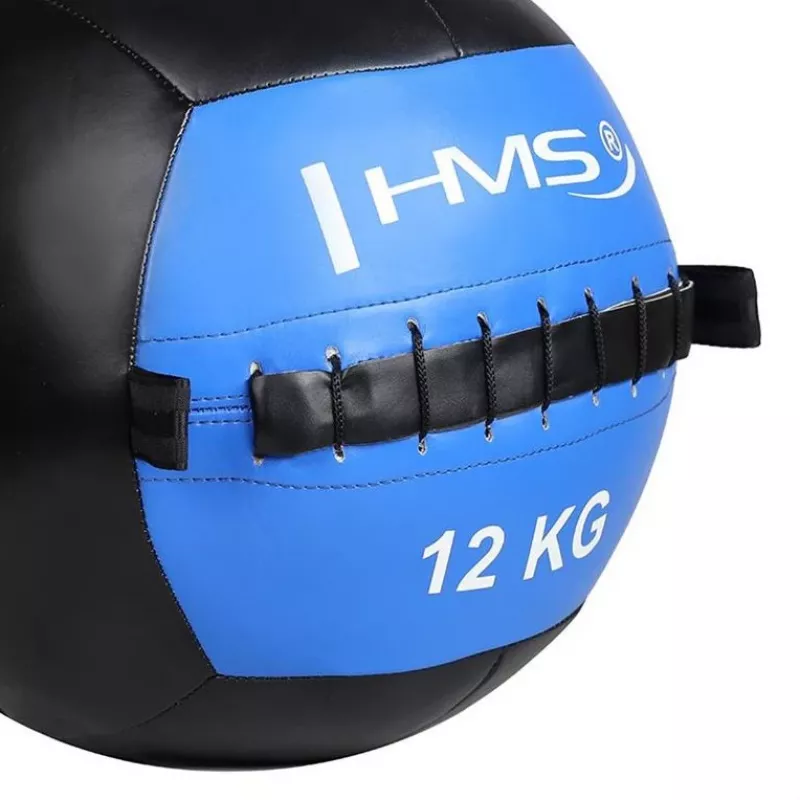 HMS Fitness WLB12 Medizinball 12 kg Schwarz, Blau