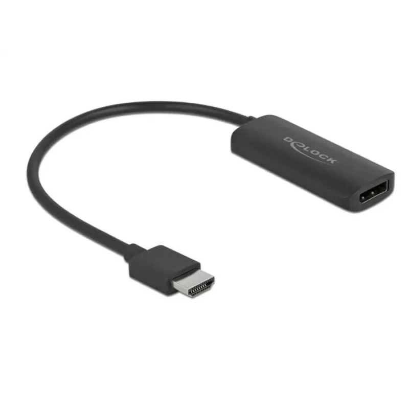 Adapter HDMI-A Stecker auf DisplayPort Buchse 4K 60 Hz DeLOCK 63206