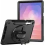 Kickstand-Hülle jt berlin für Samsung Galaxy Tab S11 mit robuster Handschlaufe — Schwarz