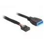 Internes USB-Kabel DeLOCK 83776 0,45 m Stecker auf Buchse