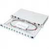 GLASFASER-SPLEISSBOX LC OS2 1U 12XLC OS2 PIGTAILS KUPPLER