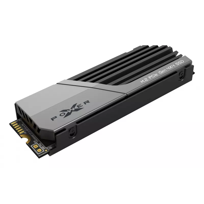 M.2 NVMe SSD Silicon Power 1 TB PCIe 4.0 (2280) — Lesen 7000 MB/s, Schreiben 6000 MB/s, Kühlkörper, 3D-NAND, NVMe 2.0
