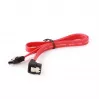 SATA-III-Kabel Gembird CC-SATAM-DATA90-0.1M 0,1 m Stecker/Stecker, rot