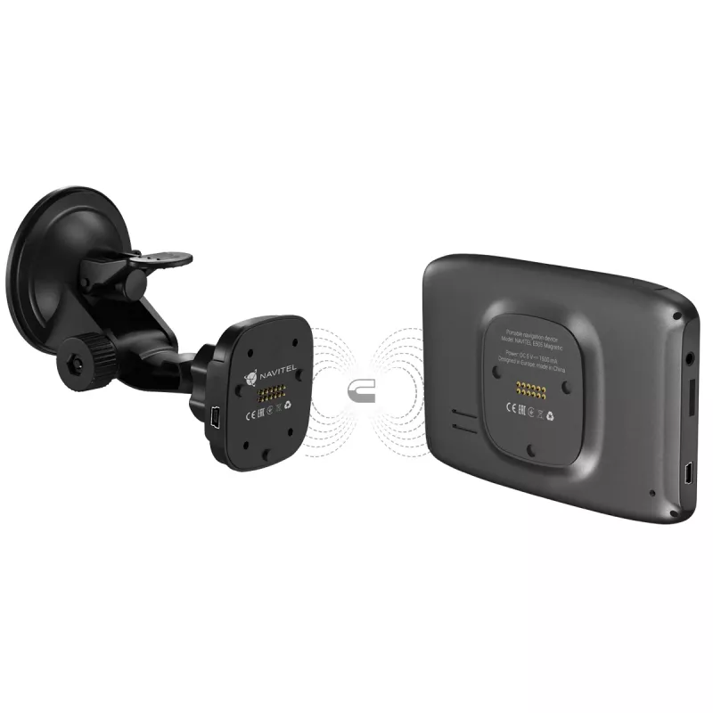 GPS-Navigator Navitel Navitel E505 Magnetic – 5 Zoll TFT-Touchscreen, 8 GB, MicroSD, Handheld/Fest, 161 g