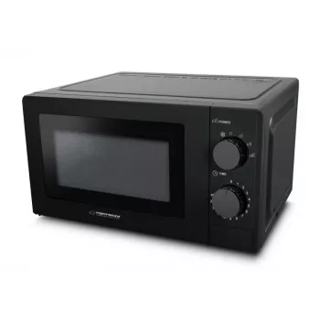 Solo-Mikrowelle ESPERANZA ESTOFADO — 20 l, 700 W, 5 Leistungsstufen, 24,5 cm Drehteller, schwarz
