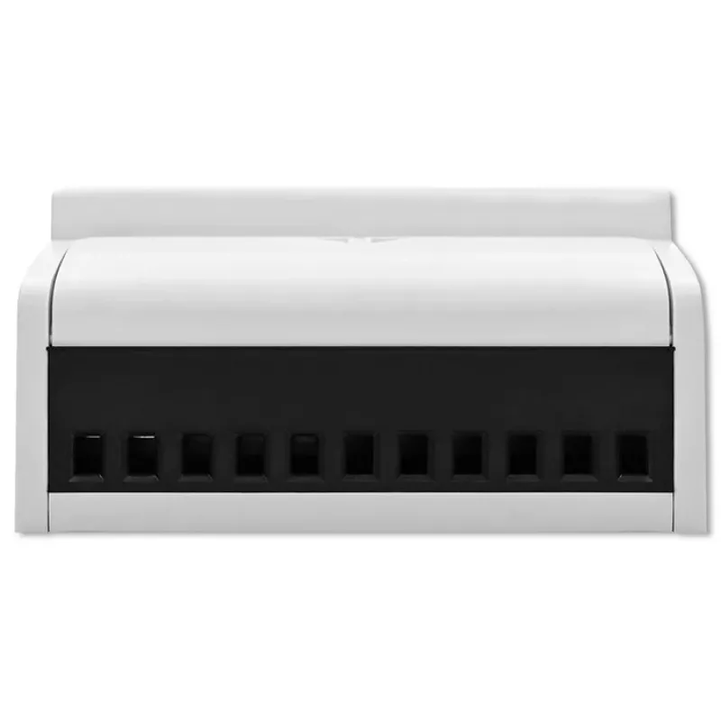 Qoltec Dreiphasen-Bidirektionaler Elektronischer Zähler | DIN-Schienen-Energieverbrauchszähler | 400V | 100A | LCD | 4P