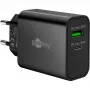 Goobay USB-C PD GaN Dual-Schnellladegerät 30 W schwarz (75335)