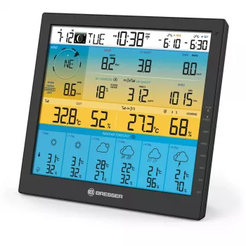 Digitale Wetterstation Bresser Optics 7003220 Schwarz LCD Wi-Fi