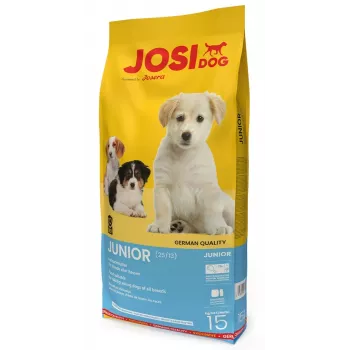JOSERA JosiDog Junior Trockenfutter für Welpen, 15 kg, Huhn