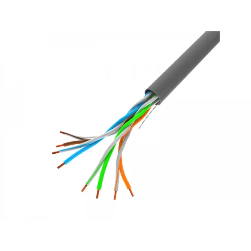 LANBERG Netzwerkkabel U/UTP Cat5e LCU5-10CC-0305-S, 305 m, CCA-Leiter, 24 AWG, grau