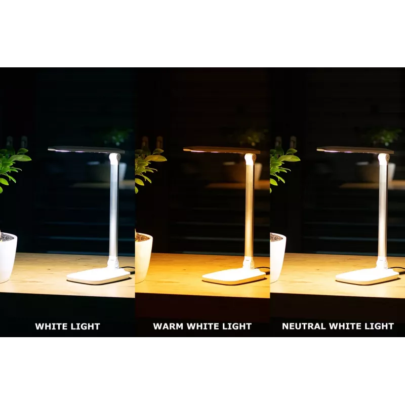 Montis multifunktionale LED-Schreibtischlampe MT042 5,7 W Weiß