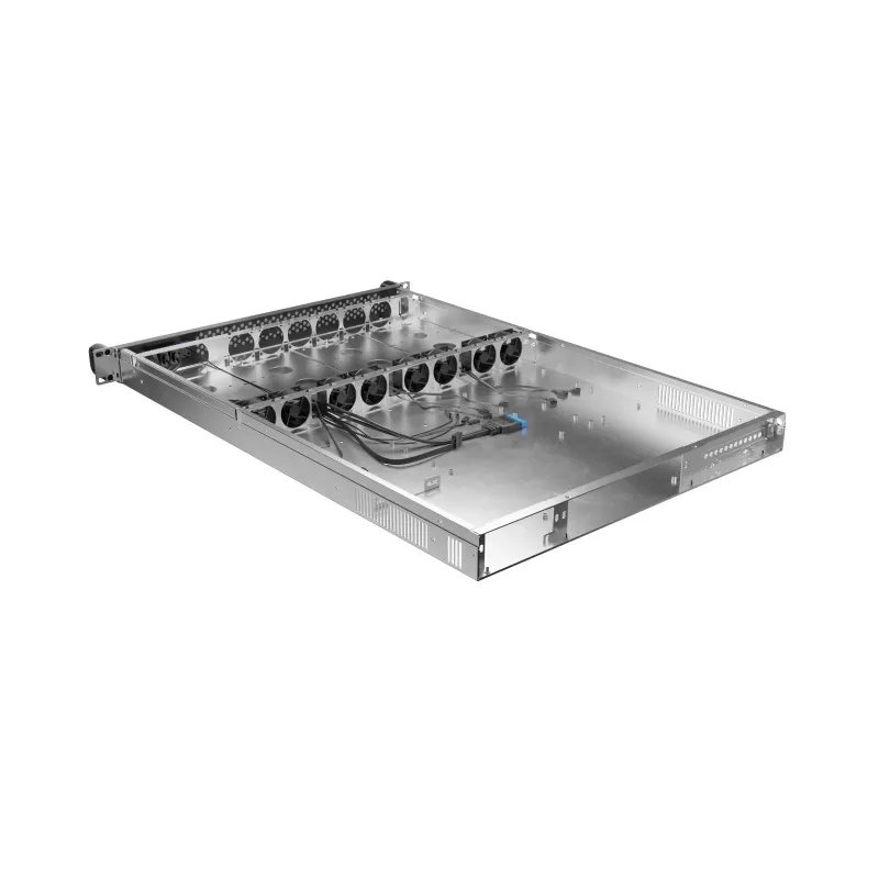 Rackgehäuse Lanberg SC01-6501-12B 1U Schwarz 8 Lüfter HDD SSD