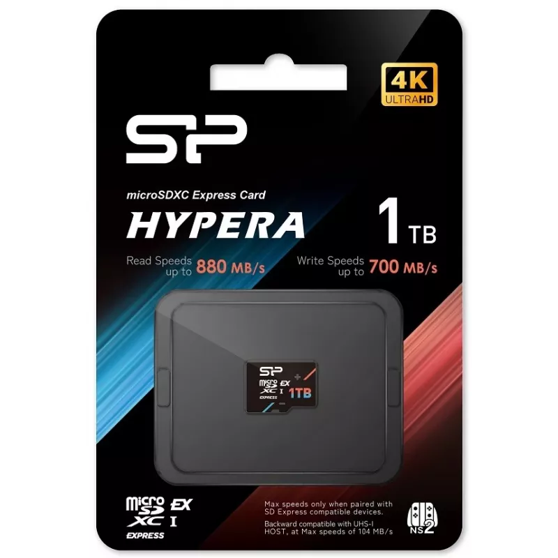 Silicon Power HYPERA Speicherkarte 1 TB MicroSDXC 3D TLC NAND Class 10 (SP001TBSTEI31V10)